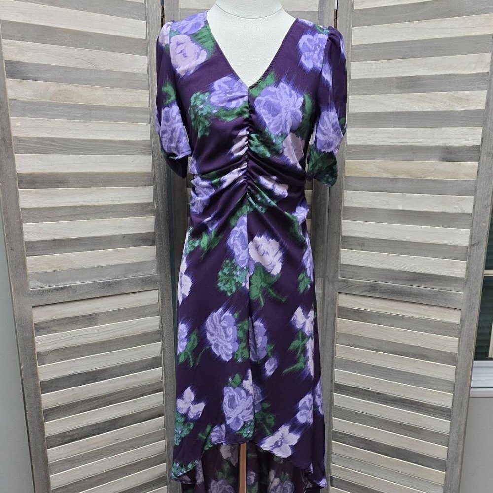 A New Day Women’s Crepe Short‑Sleeve MIDI Dress | X Small